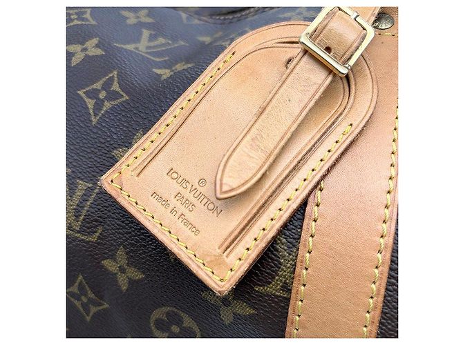 Louis Vuitton Monogram Bandoulière Keepall Marrone - vista 8