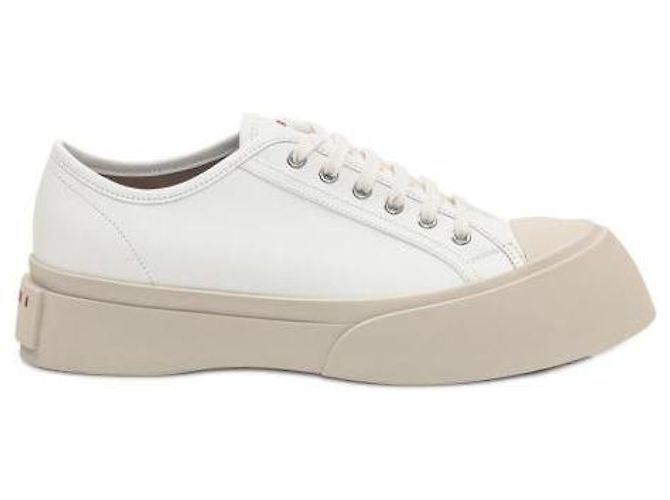 Marni Sneakers Pablo in pelle nappa Bianco - vista 4