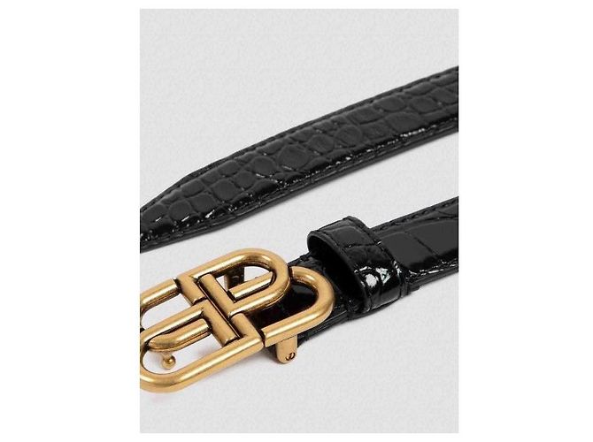 Balenciaga Cinturón de piel Negro - vista 7