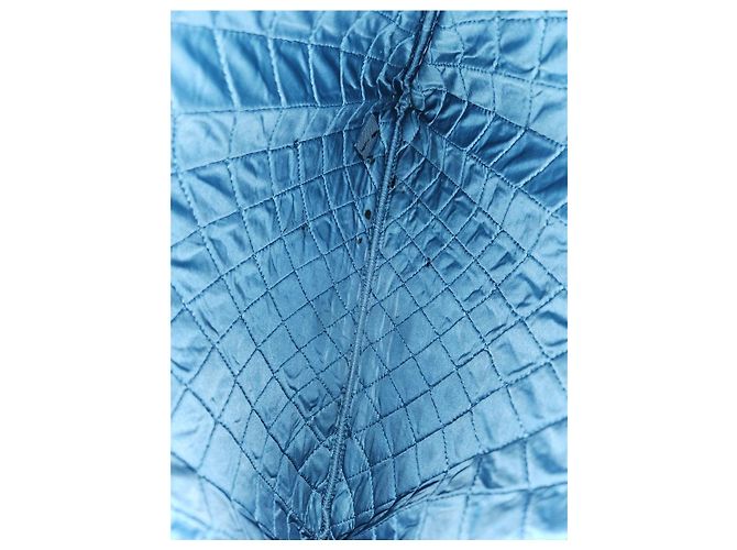 Chanel Serie de bolsos de mano Classic Caviar Silver Light Blue Azul - vista 7