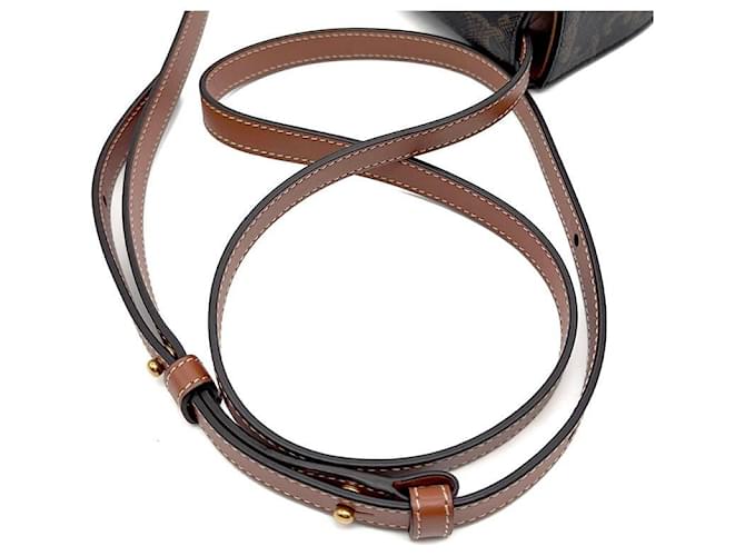 Céline Triomphe Mini Clutch Braun - Ansicht 5