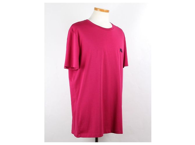 Burberry T-Shirt mit besticktem Logo Dark Pink XL - Ansicht 7