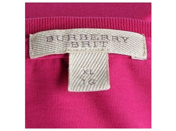 Burberry T-Shirt mit besticktem Logo Dark Pink XL - Ansicht 8