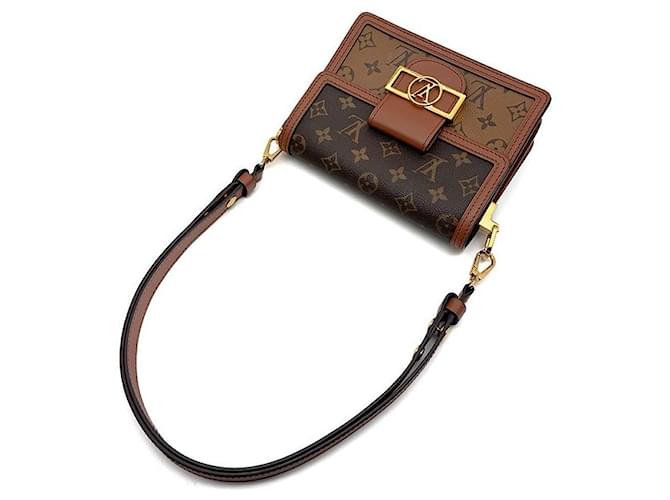 Louis Vuitton Monogram Mini Dauphine Braun - Ansicht 4