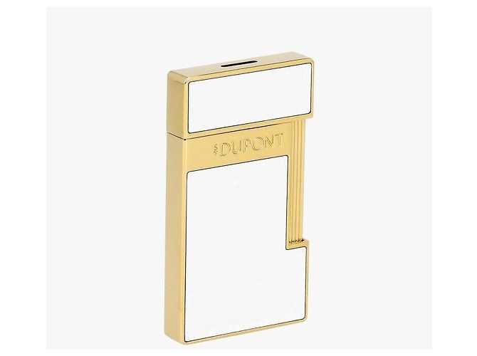 St Dupont Accendino Slimmy in oro bianco - vista 5