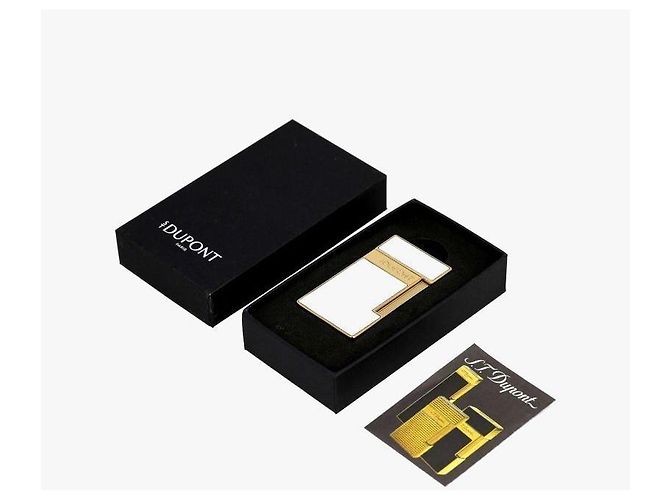 St Dupont Accendino Slimmy in oro bianco - vista 9