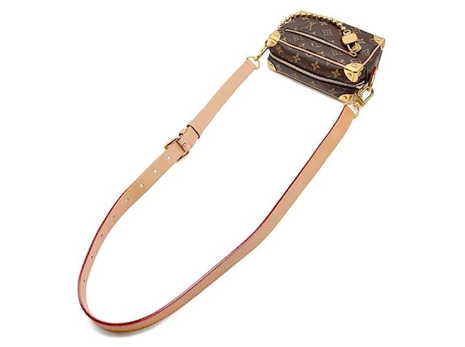 Louis Vuitton Monogram Mini Soft Trunk Castaño - vista 4