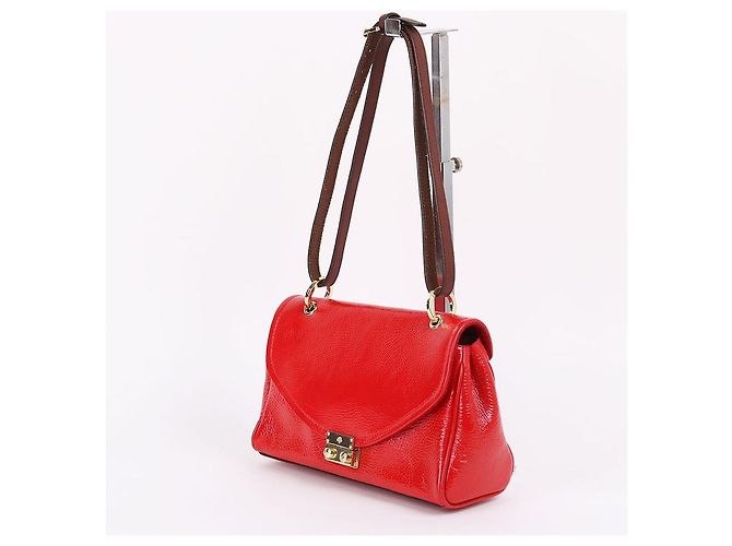 Mulberry Borsa a tracolla piccola in vernice da donna Rosso - vista 3