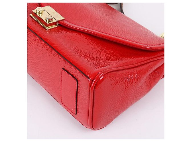 Mulberry Borsa a tracolla piccola in vernice da donna Rosso - vista 9