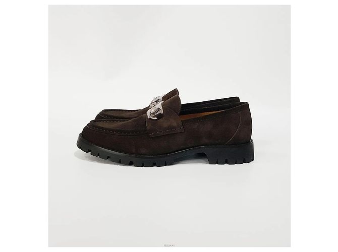 Gucci Mocassini in camoscio da uomo - vista 4