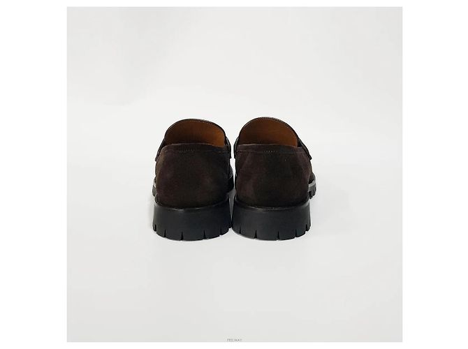 Gucci Mocassini in camoscio da uomo - vista 5