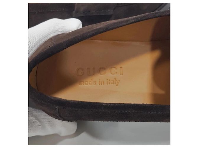 Gucci Mocassini in camoscio da uomo - vista 7