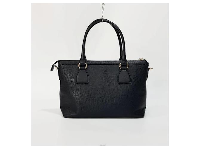 Gucci Borsa a tracolla Tote Interlocking Nero - vista 4