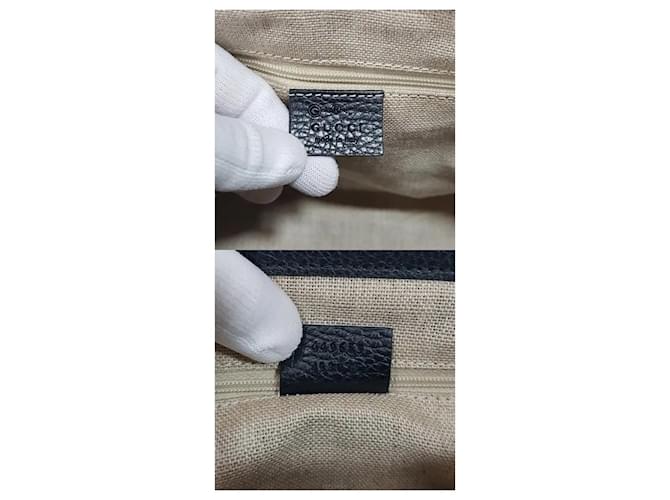 Gucci Borsa a tracolla Tote Interlocking Nero - vista 9
