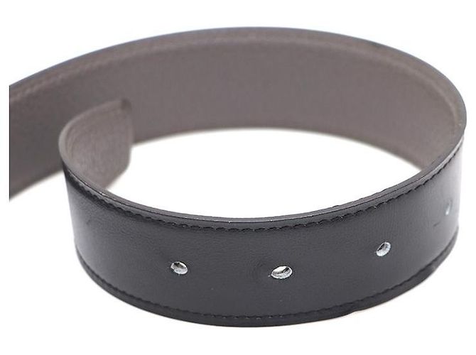 Hermès Reversible Belt with Logo Gold Buckle for Men Brown - view 5