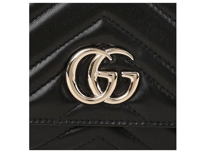 Gucci GG Marmont Langbeutel Schwarz - Ansicht 9