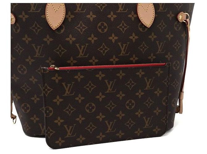 Louis Vuitton Borsa Shopper Tote Neverfull MM in tela Monogram Multicolore - vista 7