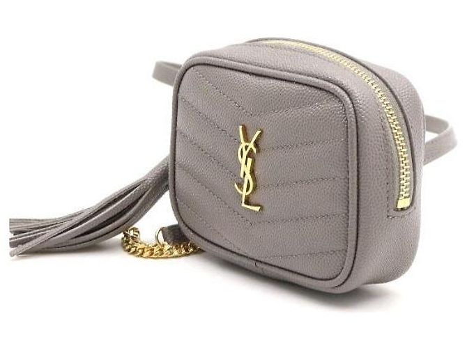 Saint Laurent Borsa camera per neonati Monogram Lou Quilting con catena dorata - vista 2