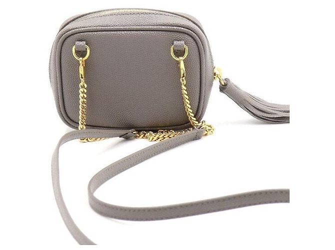 Saint Laurent Borsa camera per neonati Monogram Lou Quilting con catena dorata - vista 4