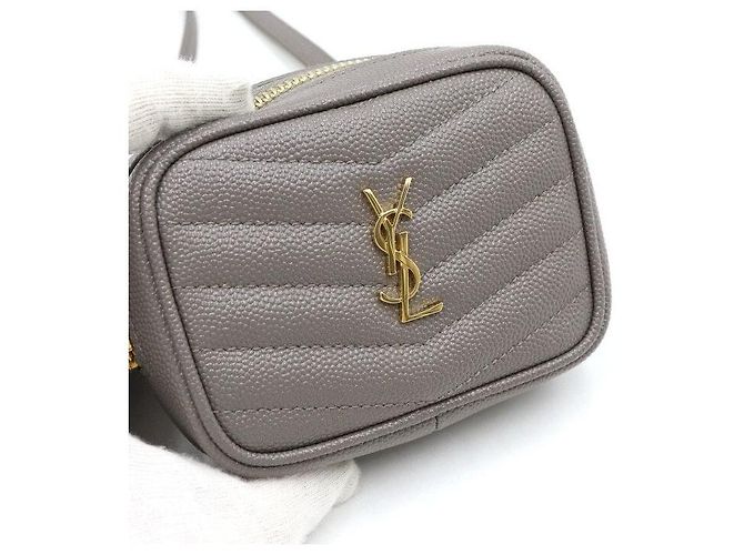 Saint Laurent Borsa camera per neonati Monogram Lou Quilting con catena dorata - vista 7