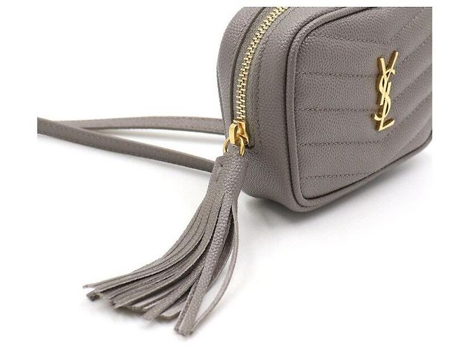 Saint Laurent Borsa camera per neonati Monogram Lou Quilting con catena dorata - vista 8