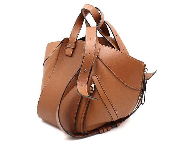 Loewe Borsa Tote Hammock Small Brown - vista 2