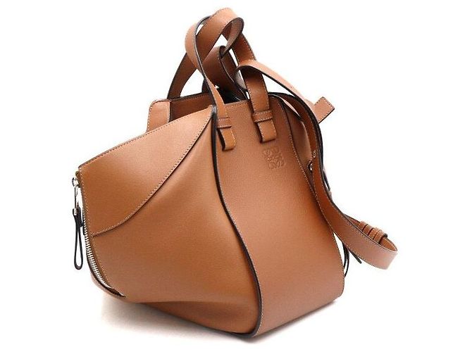 Loewe Borsa Tote Hammock Small Brown - vista 3