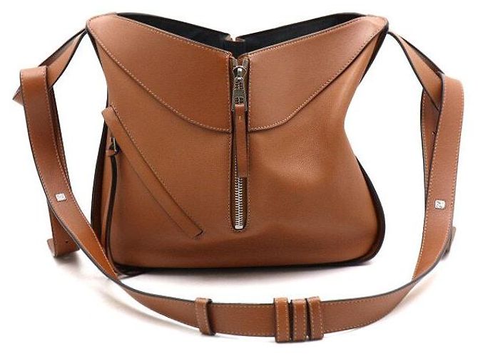 Loewe Borsa Tote Hammock Small Brown - vista 5