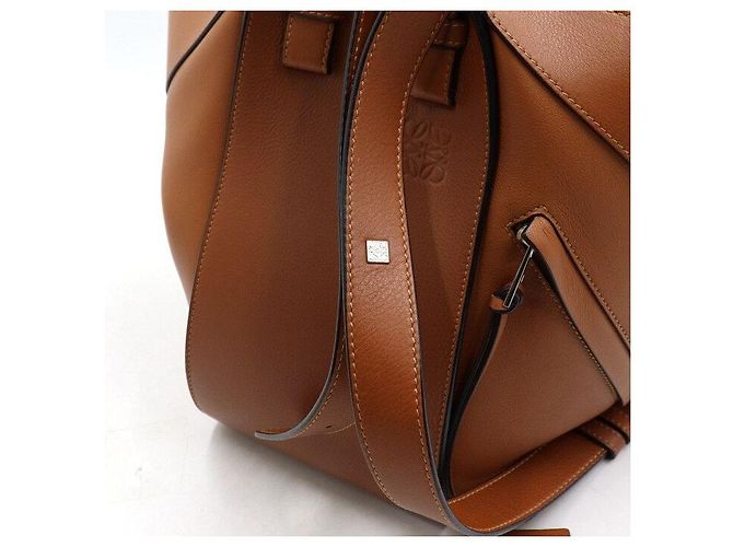 Loewe Borsa Tote Hammock Small Brown - vista 9