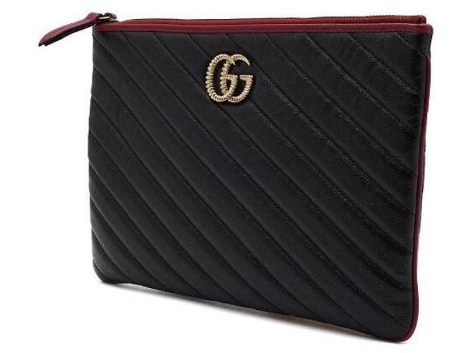 Gucci Clutch matelassé nera Nero - vista 2