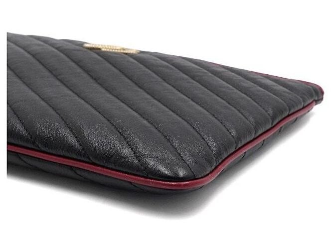 Gucci Clutch matelassé nera Nero - vista 7