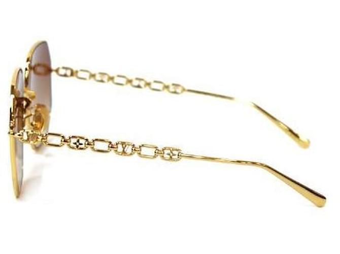 Louis Vuitton Gafas de sol con cadena Dorado - vista 2