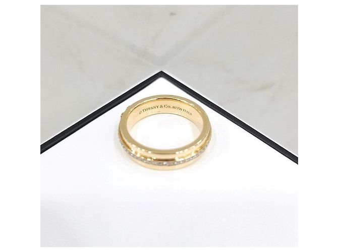 Tiffany & Co Gelber Diamantring, Gelbgold, Größe - Ansicht 5
