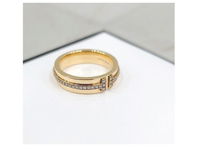 Tiffany & Co Gelber Diamantring, Gelbgold, Größe - Ansicht 6