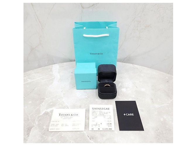 Tiffany & Co Gelber Diamantring, Gelbgold, Größe - Ansicht 8