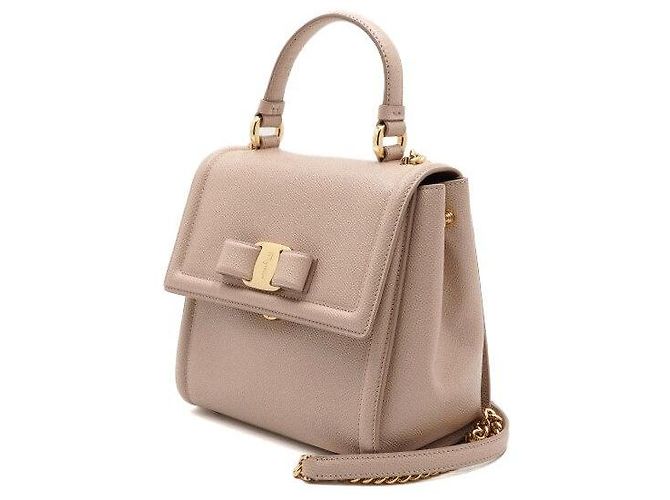 Salvatore Ferragamo Mini sac cabas avec détails dorés - vue 2