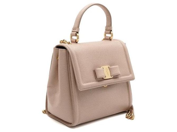Salvatore Ferragamo Mini sac cabas avec détails dorés - vue 3