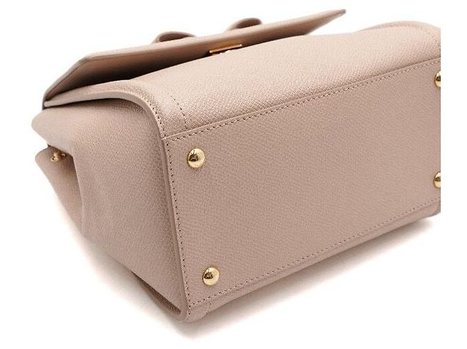 Salvatore Ferragamo Mini sac cabas avec détails dorés - vue 8