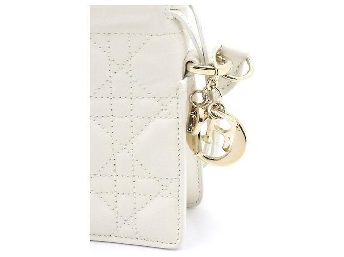 Borsa Lady Dior Milly Mini Tote e tracolla a catena - vista 7