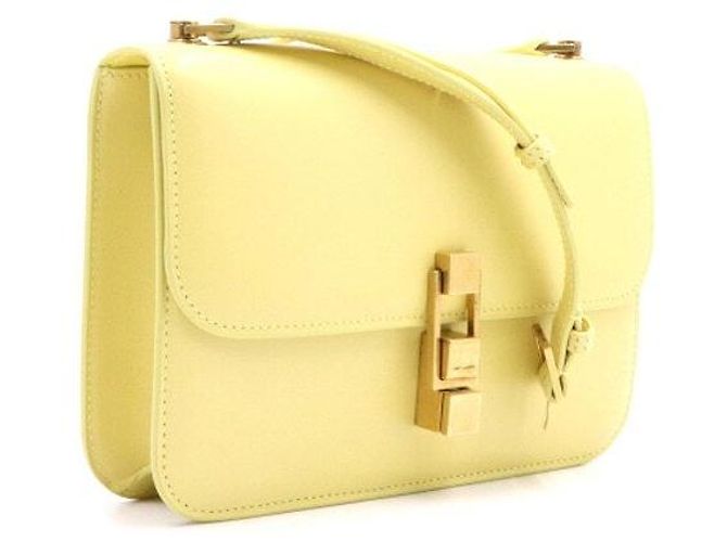 Saint Laurent Satchel Schulter- und Crossbody-Tasche für Damen Gelb - Ansicht 3