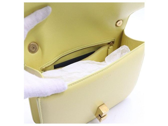 Saint Laurent Satchel Schulter- und Crossbody-Tasche für Damen Gelb - Ansicht 5