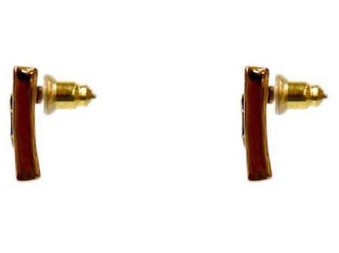 Chanel Pendientes Square CC Logo Negro - vista 2
