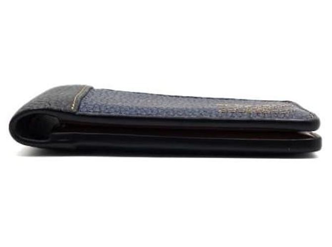 Louis Vuitton Portafoglio Multiple Denim Blue - vista 8