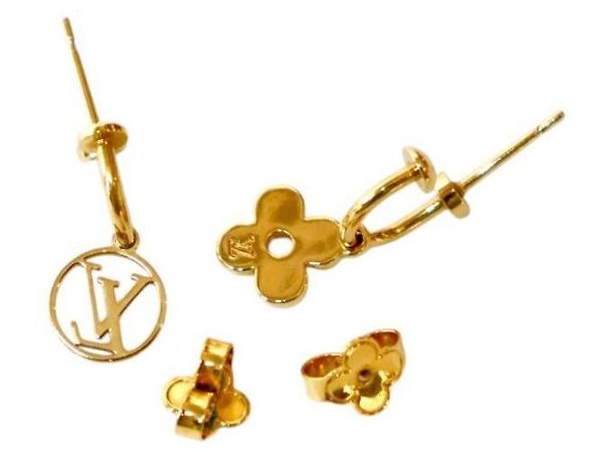 Louis Vuitton Orecchini Blooming Gold - vista 4