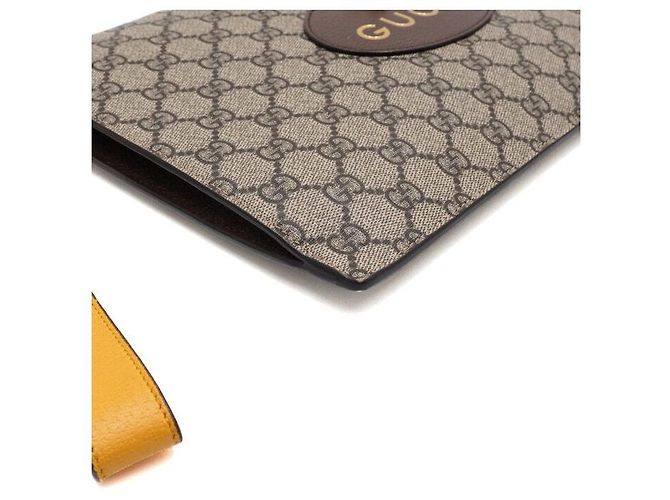 Gucci Supreme Canvas Neo Vintage Strap Pouch Clutch Bag - vue 8