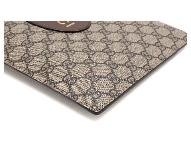 Gucci Supreme Canvas Neo Vintage Strap Pouch Clutch Bag - vue 9
