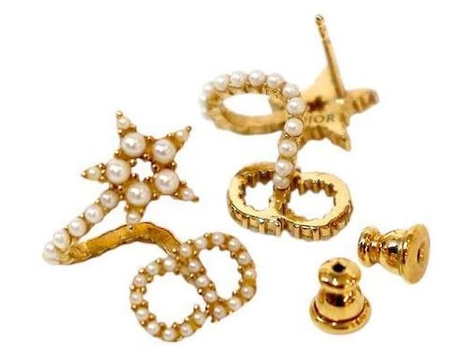 Dior Claire Perlenohrringe Golden - Ansicht 5