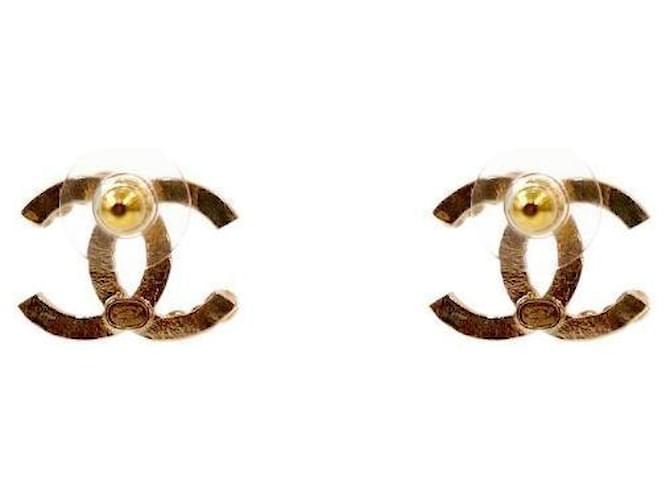 Chanel Pendientes Cubic CC Dorado - vista 3