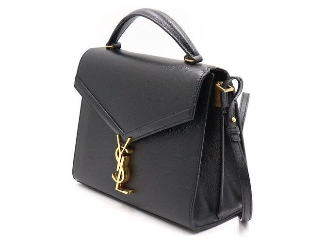 Saint Laurent Cassandra Medium Tote Bag und Schultertasche Schwarz - Ansicht 2