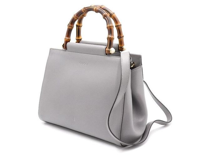 Bamboo Gucci Piccola borsa tote a tracolla con manico in bambù - vista 2